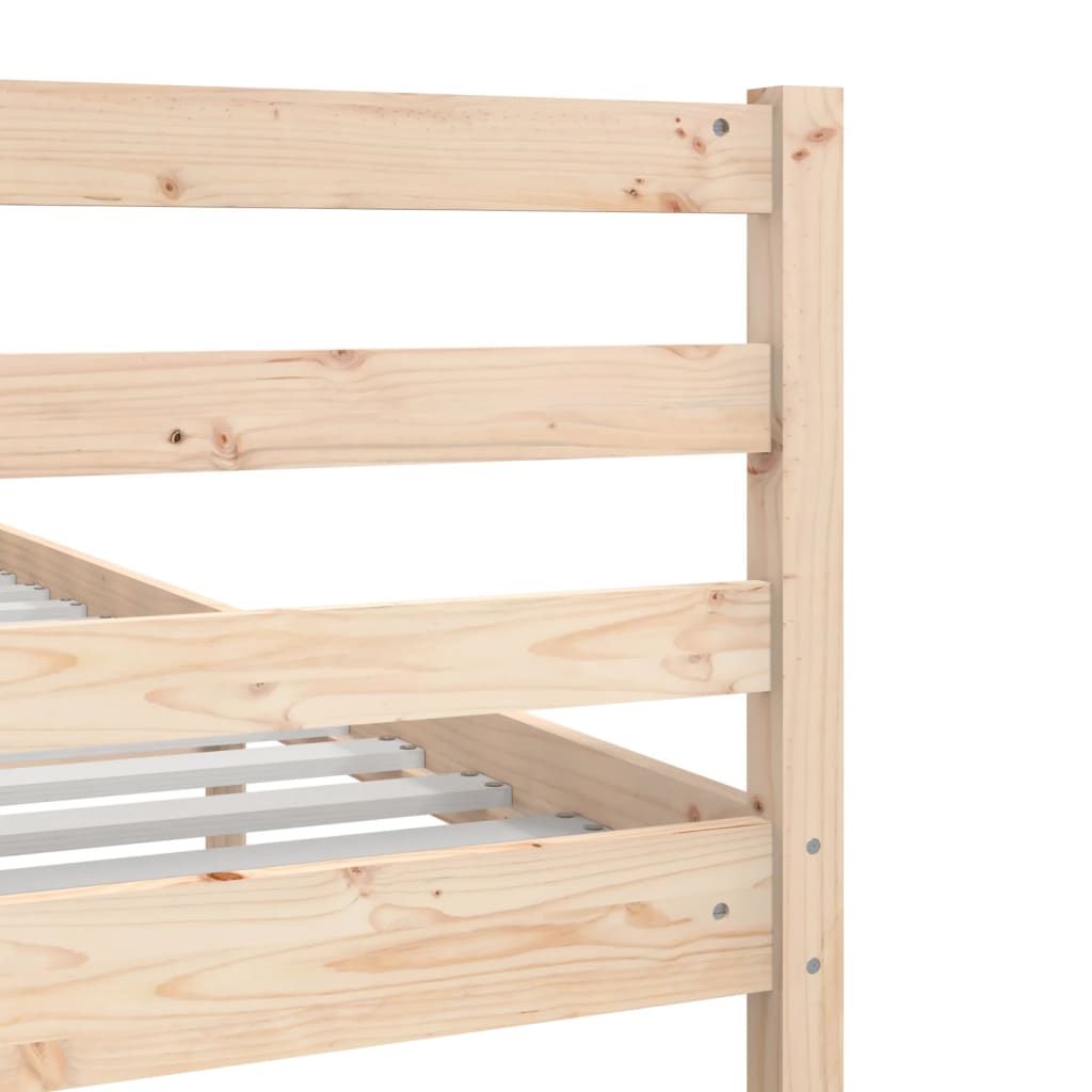 vidaXL Bed Frame without Mattress 135x190 cm Double Solid Wood