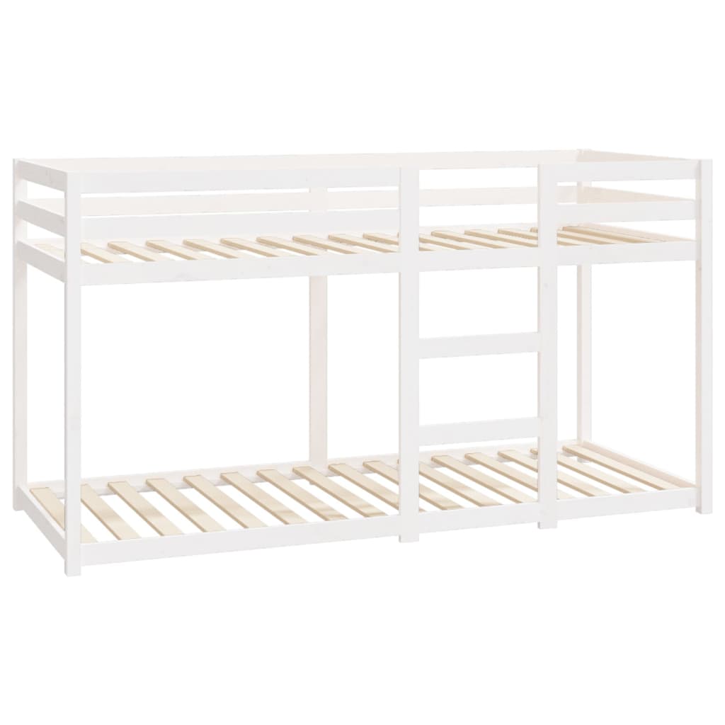 vidaXL Bunk Bed without Mattress White 80x200 cm Solid Wood Pine