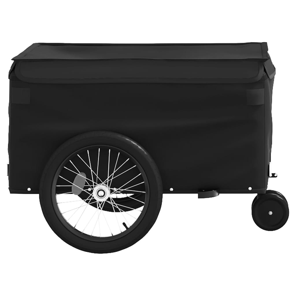 vidaXL Bike Trailer Black 30 kg Iron