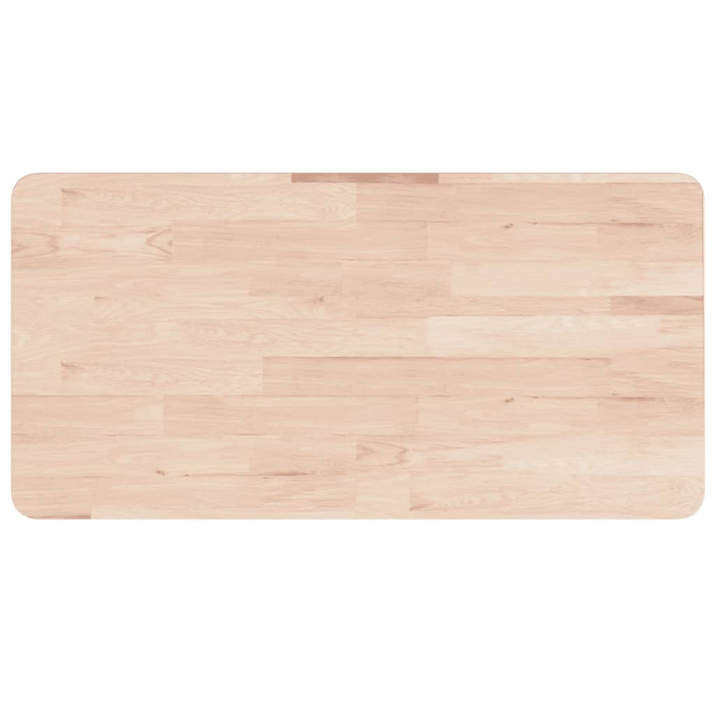 vidaXL Bathroom Countertop 100x60x4 cm Untreated Solid Wood