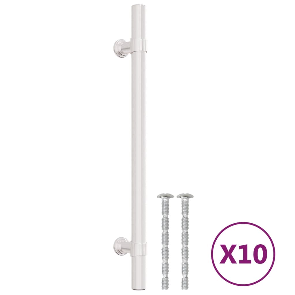 vidaXL Cabinet Handles 10 pcs Silver 160 mm Stainless Steel