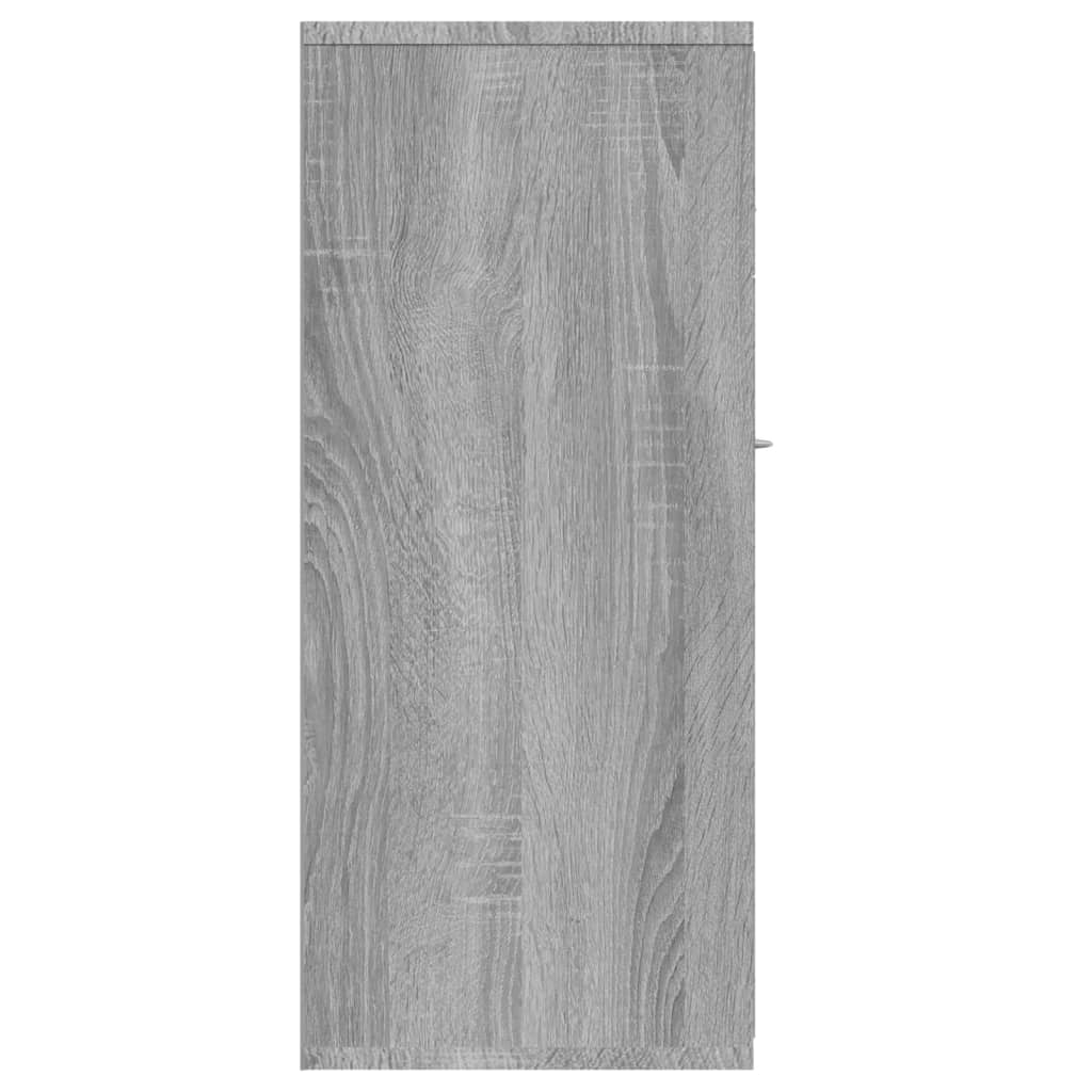 vidaXL Sideboard Grey Sonoma 88x30x70 cm Engineered Wood