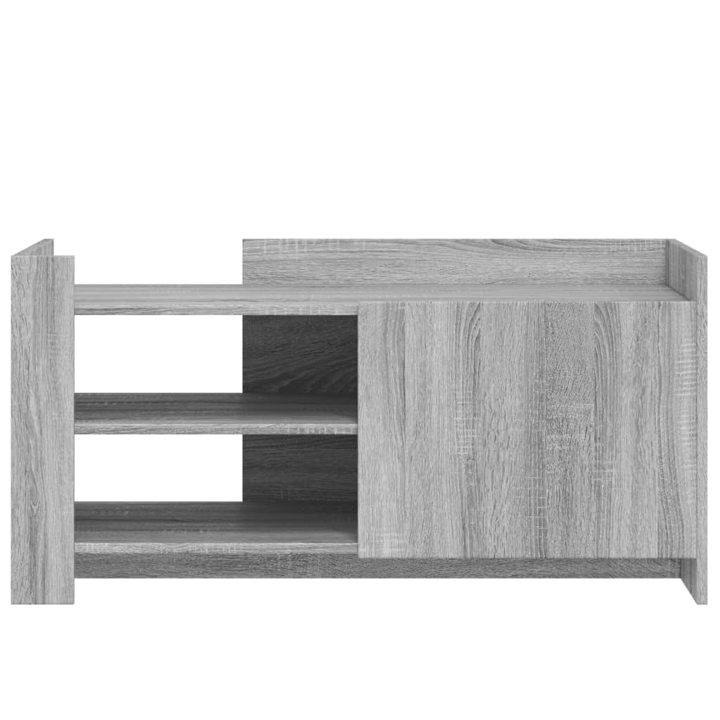 vidaXL Coffee Table Grey Sonoma 100x50x50 cm Engineered Wood