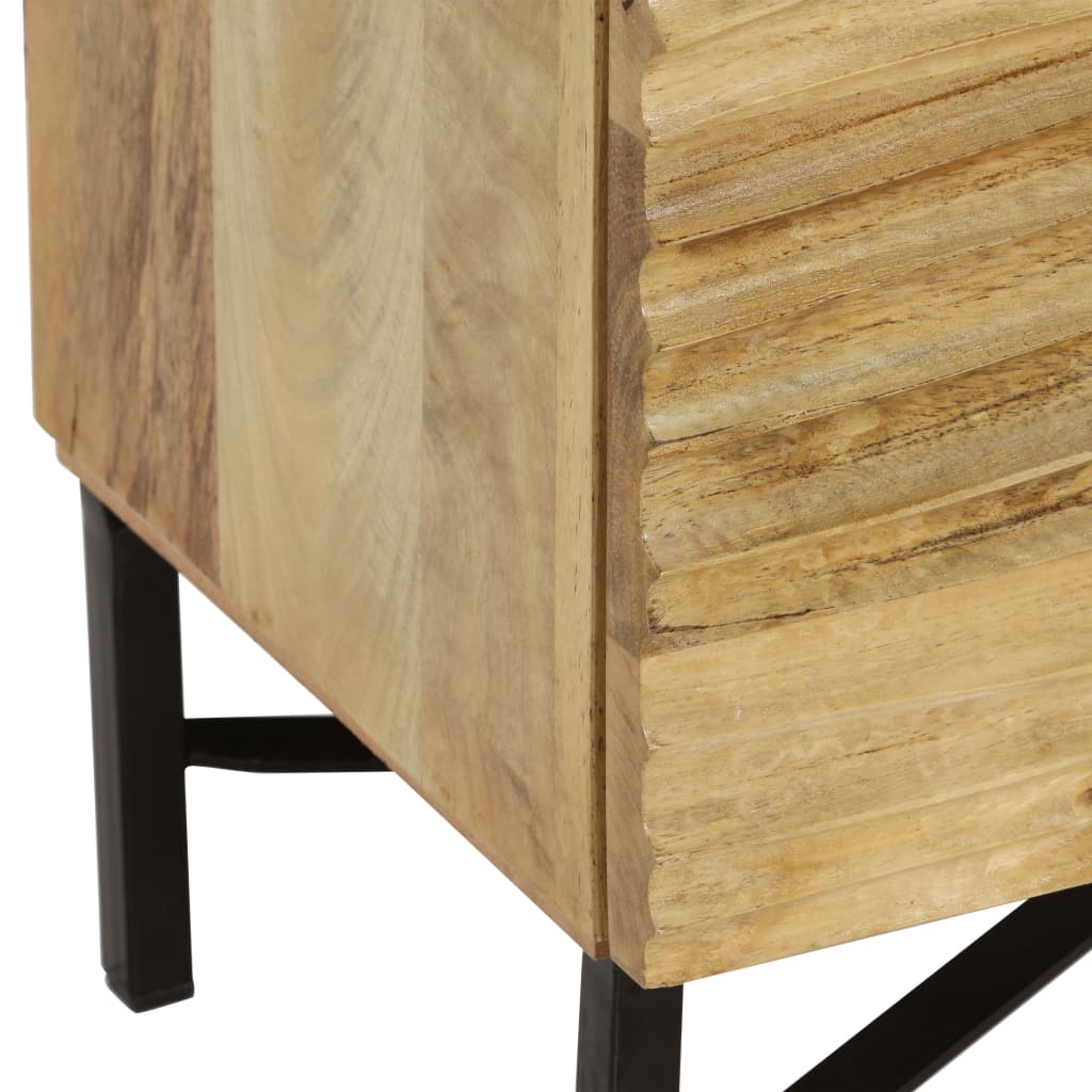 vidaXL Sideboard Solid Mango Wood 60x35x75 cm