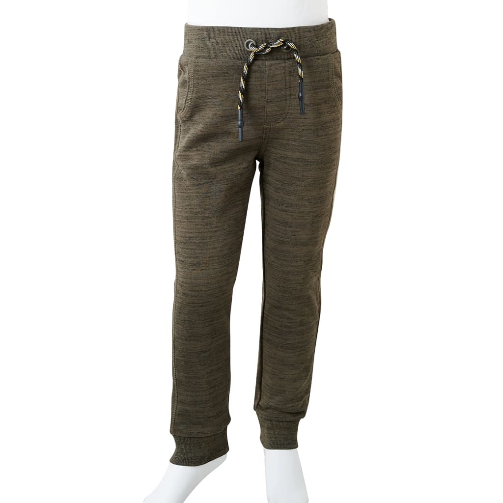 Kids' Sweatpants Dark Khaki Melange 92