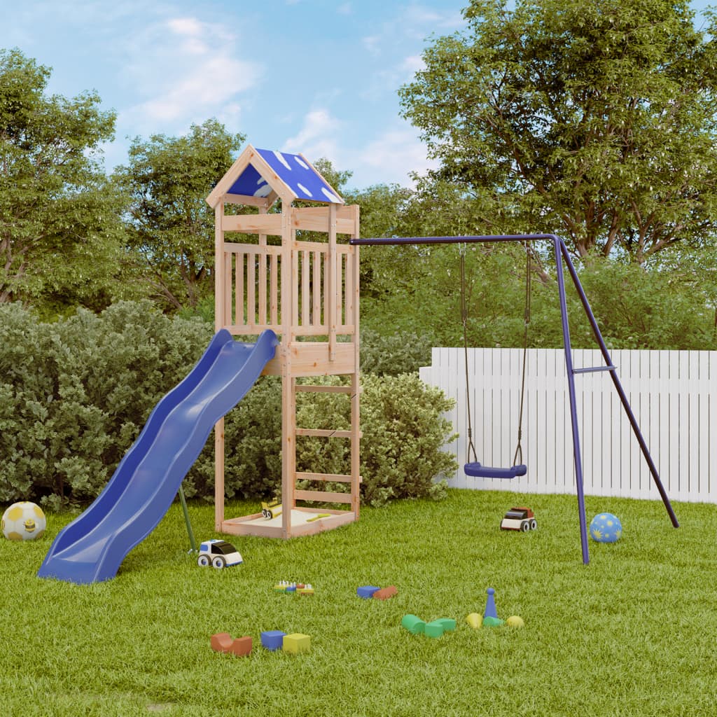 vidaXL Outdoor Playset Solid Wood Pine