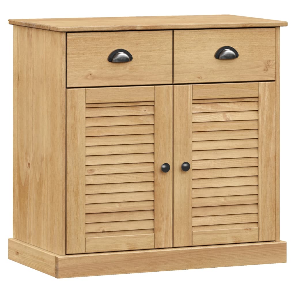 vidaXL Sideboard with Drawers VIGO 78x40x75 cm Solid Wood Pine