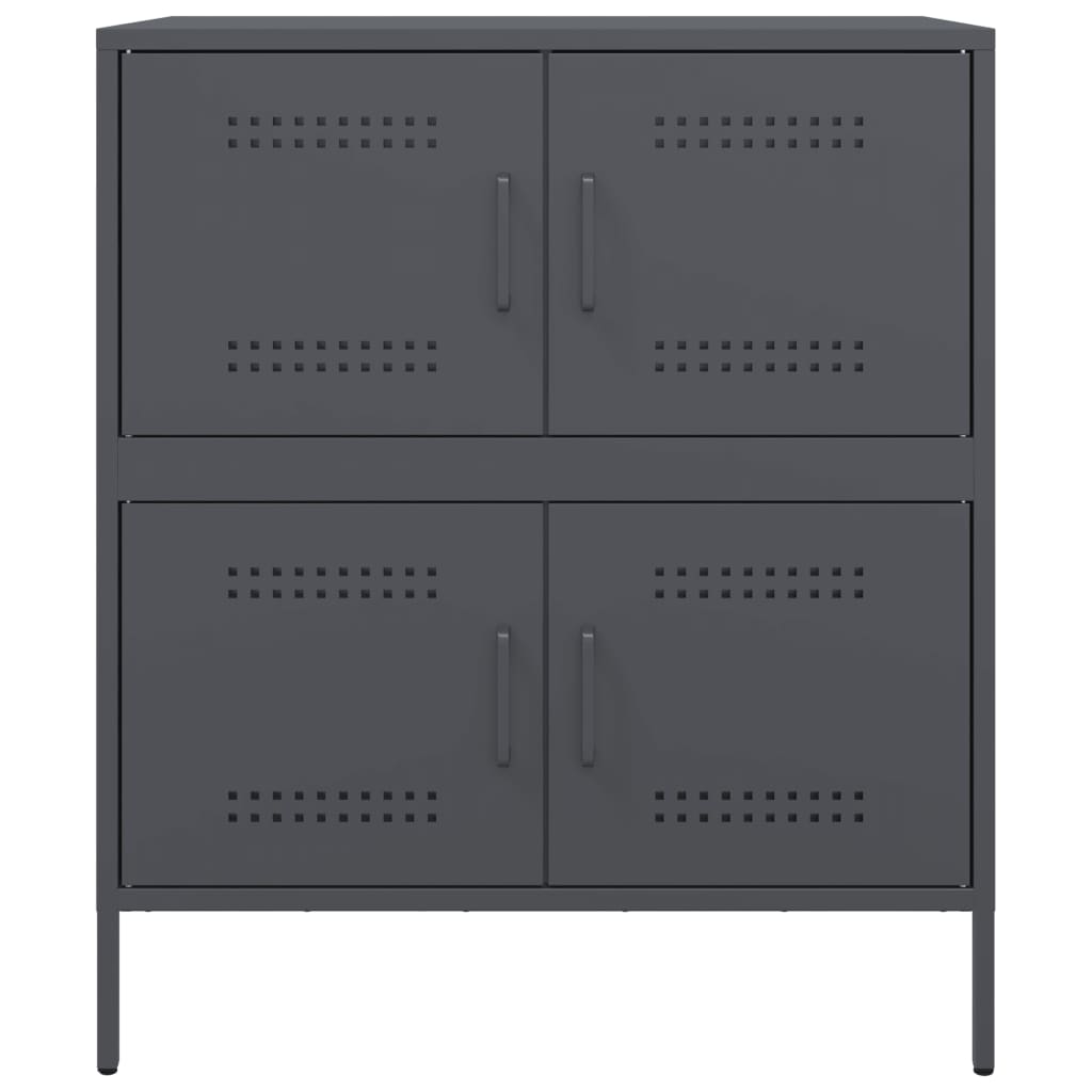 vidaXL Sideboard Anthracite 68x39x79 cm Steel