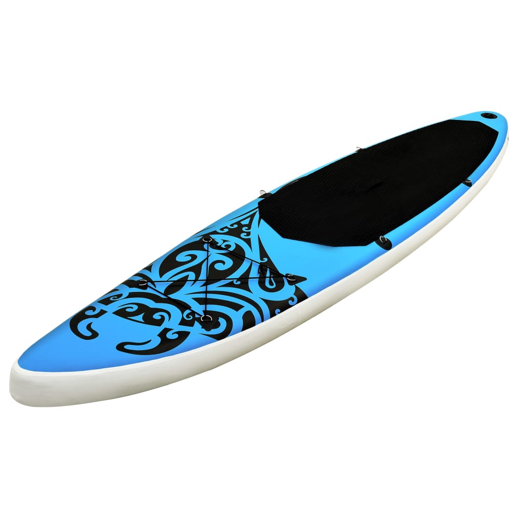 vidaXL Inflatable Stand Up Paddleboard Set 320x76x15 cm Blue