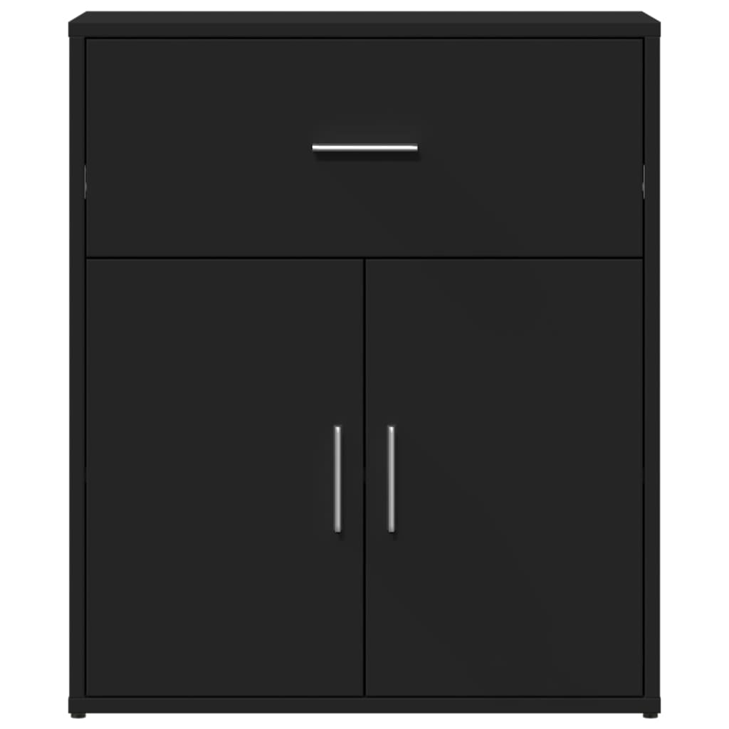 vidaXL Sideboard Black 60x31x70 cm Engineered Wood