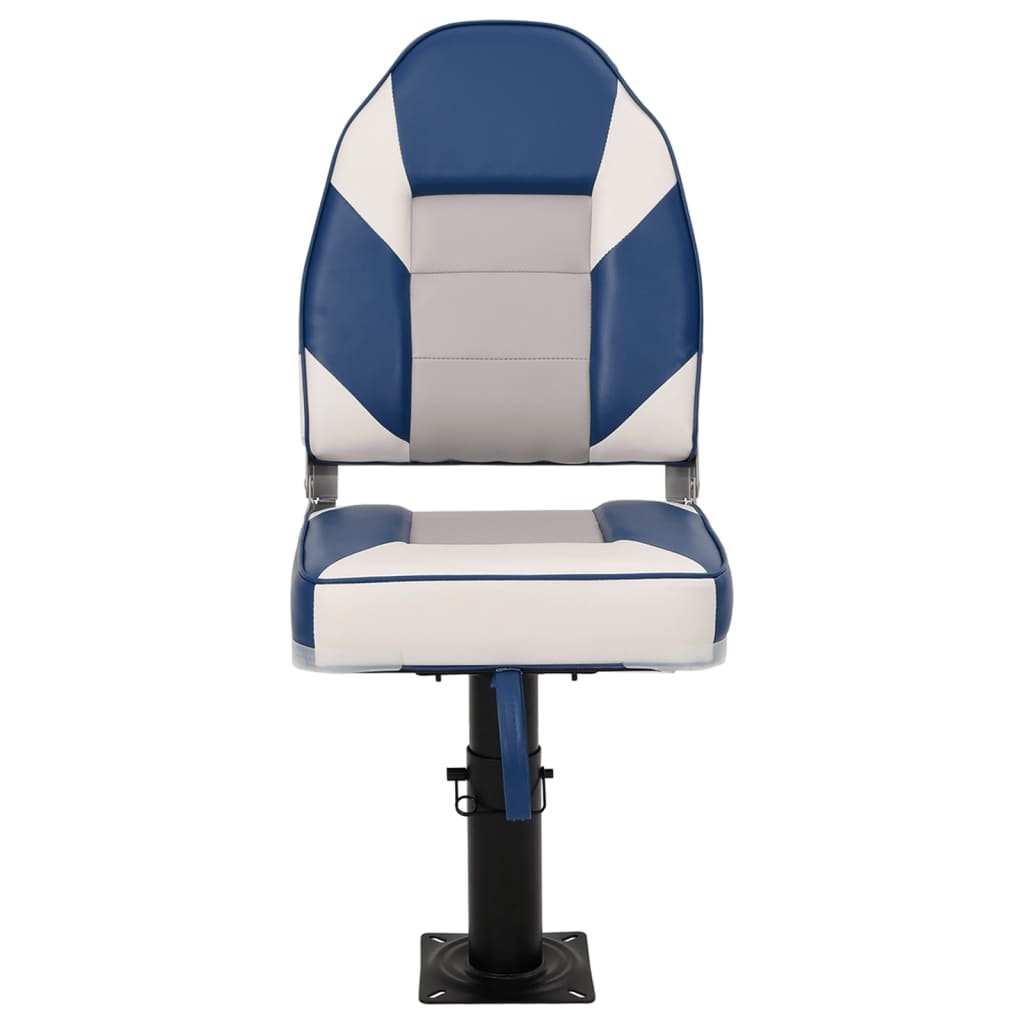 vidaXL Boat Seat with Pedestal Height Adjustable 360° Rotatable