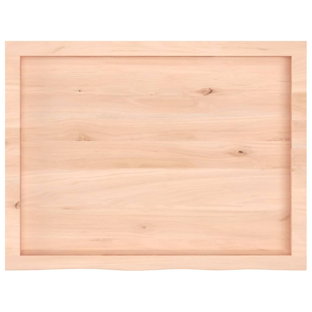 vidaXL Bathroom Countertop 80x60x(2-6) cm Untreated Solid Wood