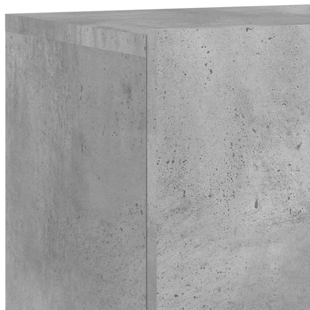 vidaXL TV Cabinets Wall-mounted 2 pcs Concrete Grey 80x30x41 cm