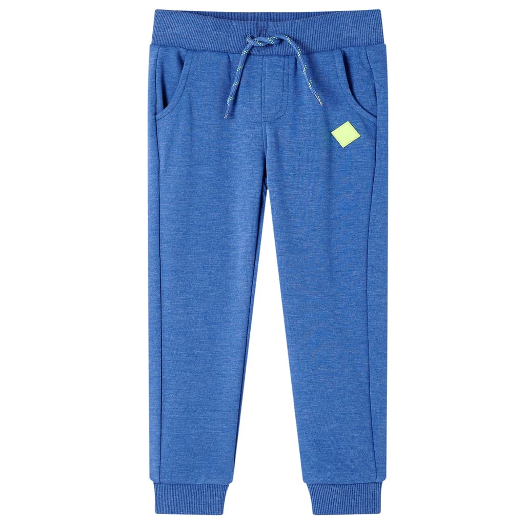 Kids' Sweatpants Blue Melange 104