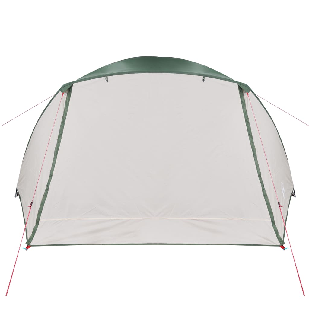 vidaXL Family Tent with Porch 6-Person Green Waterproof