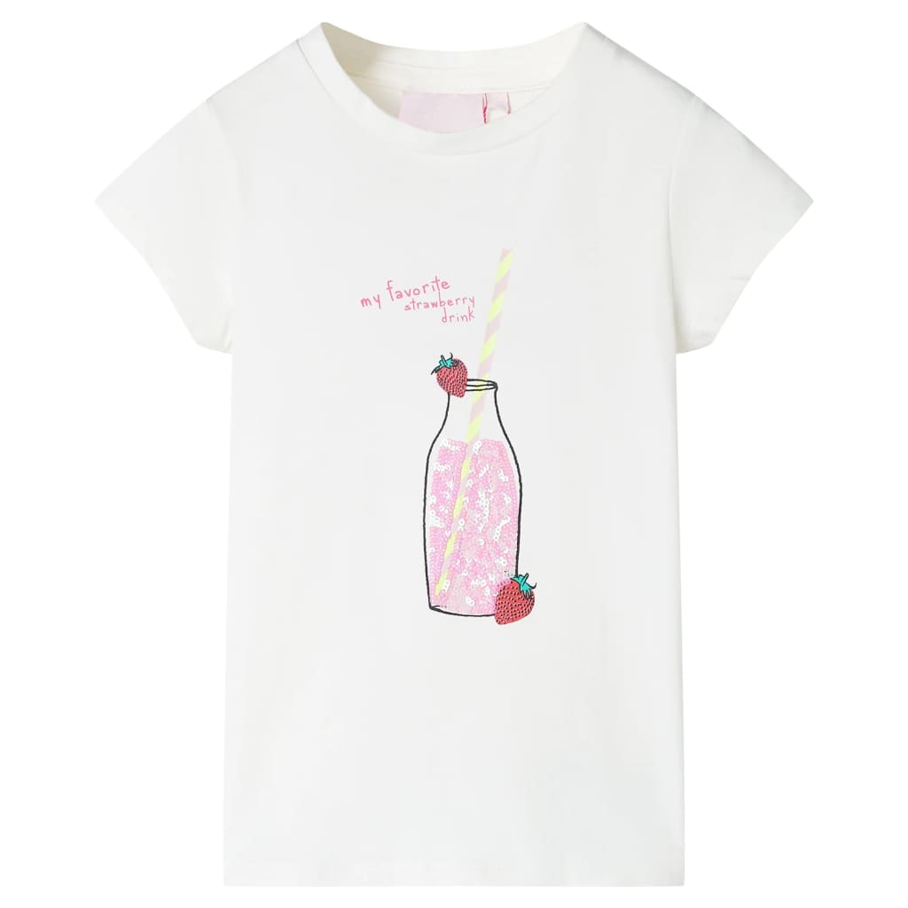 Kids' T-shirt Ecru 128