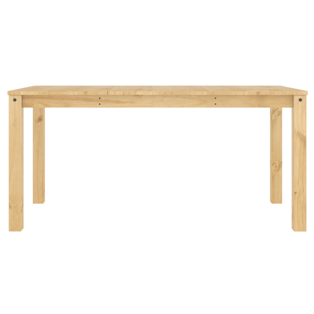 vidaXL Dining Table Panama 160x80x75 cm Solid Wood Pine