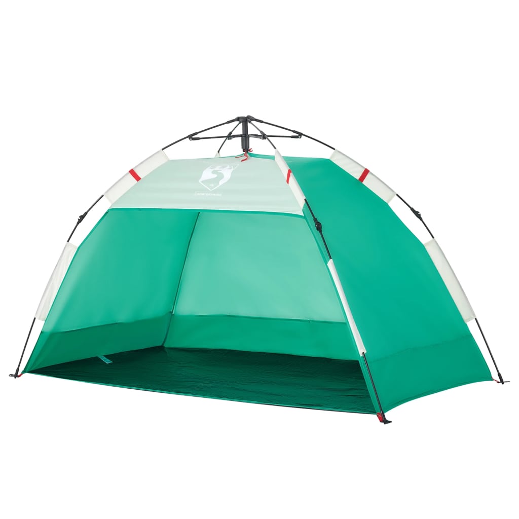 vidaXL Beach Tent 2-Person Sea Green Quick Release Waterproof