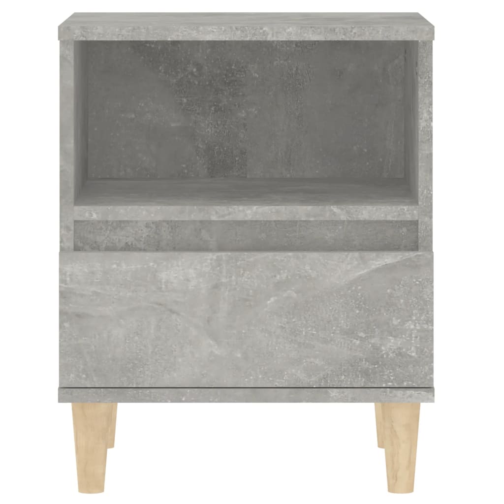 vidaXL Bedside Cabinet Concrete Grey 40x35x50 cm