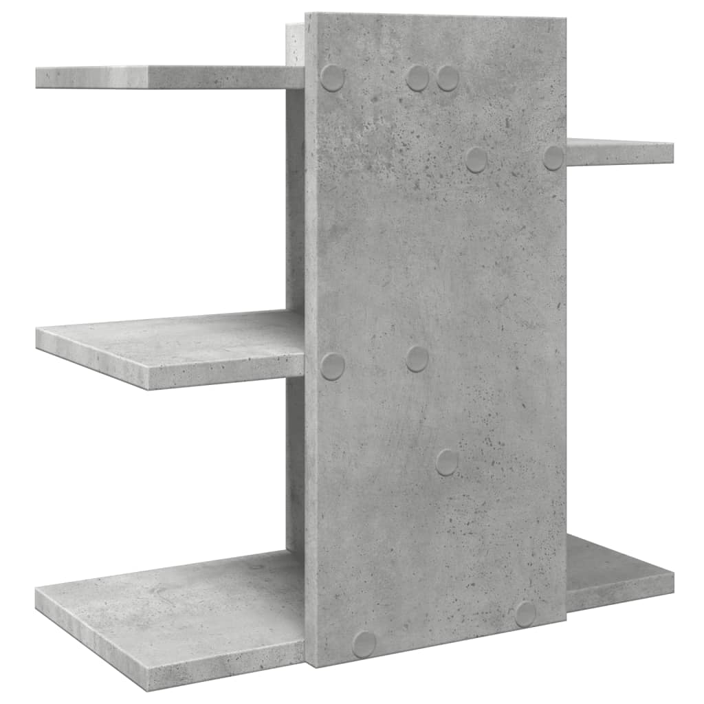 vidaXL Desk Organiser Concrete Grey 42x21.5x42 cm Engineered wood