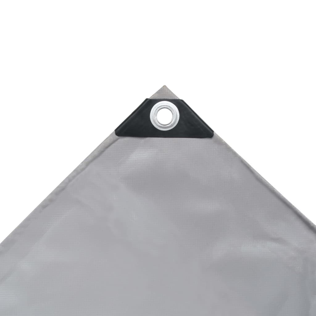 vidaXL Tarpaulin 650 g/m² 6x8 m Grey