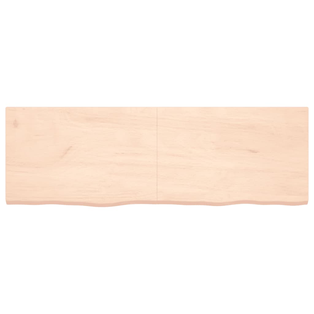 vidaXL Table Top 180x60x(2-4) cm Untreated Solid Wood Oak