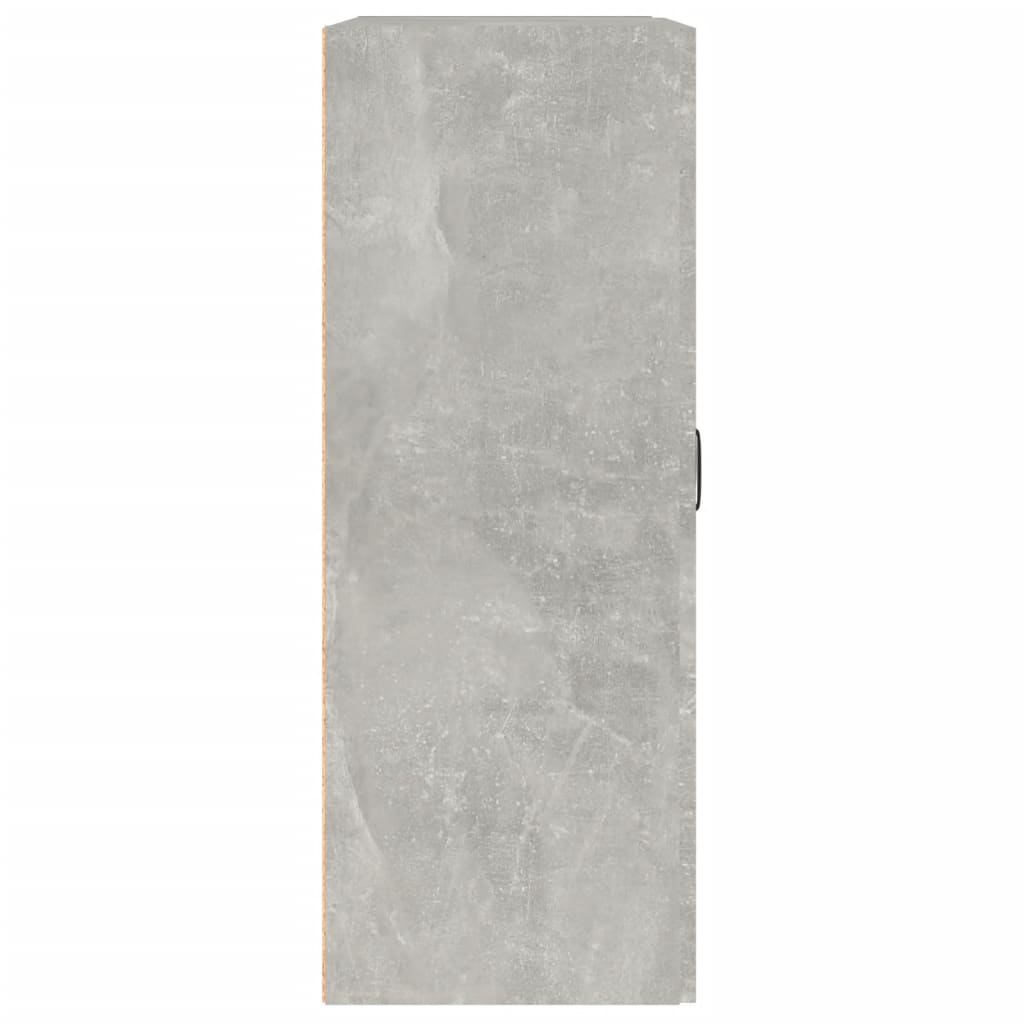 vidaXL Hanging Wall Cabinet Concrete Grey 69.5x32.5x90 cm