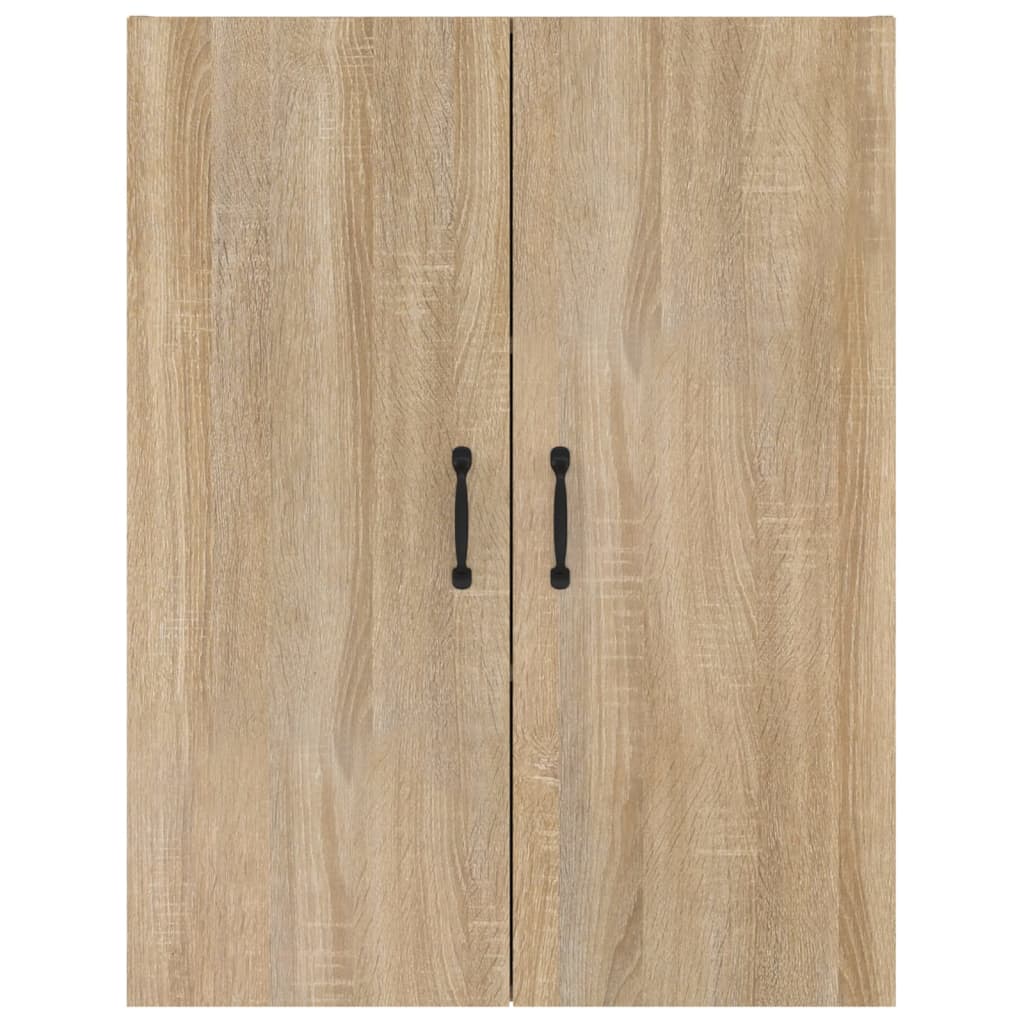 vidaXL Hanging Cabinet Sonoma Oak 69,5x34x90 cm Engineered Wood