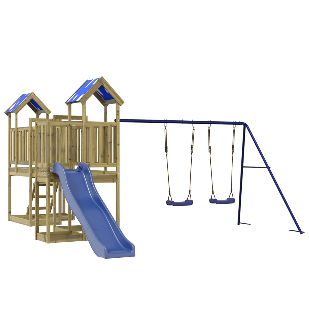 vidaXL Outdoor Playset Impregnated Wood Pine