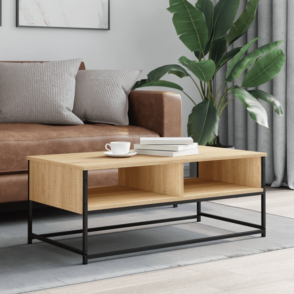 vidaXL Coffee Table Sonoma Oak 100x51x40 cm Engineered Wood