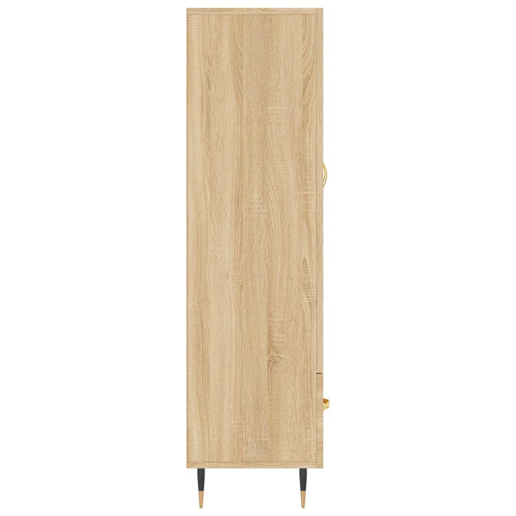 vidaXL Highboard Sonoma Oak 69.5x31x115 cm Engineered Wood