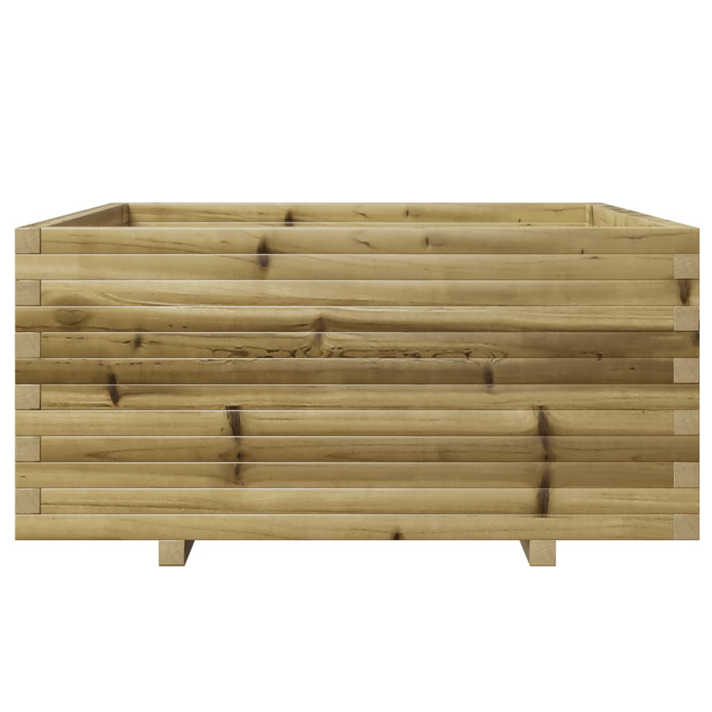 vidaXL Garden Planter 100x100x49.5 cm Impregnated Wood Pine