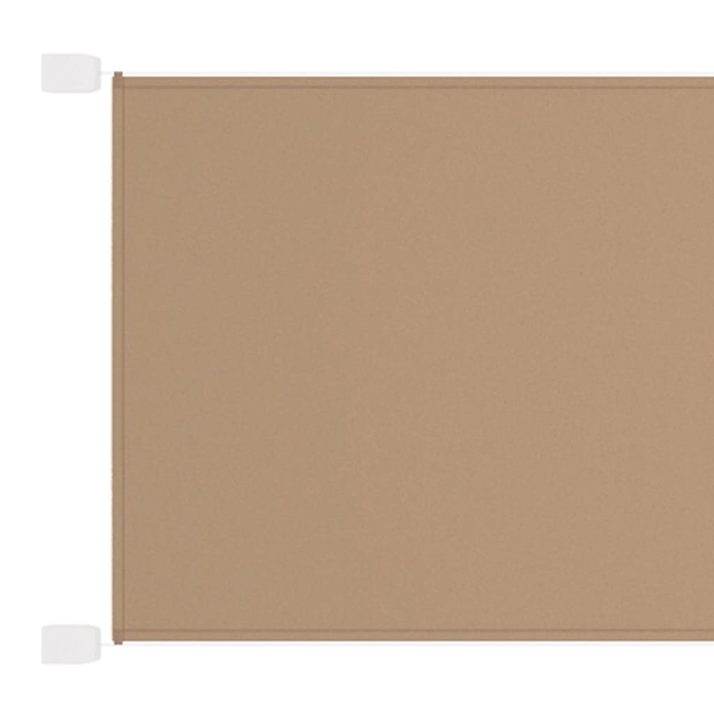 vidaXL Vertical Awning Taupe 250x360 cm Oxford Fabric