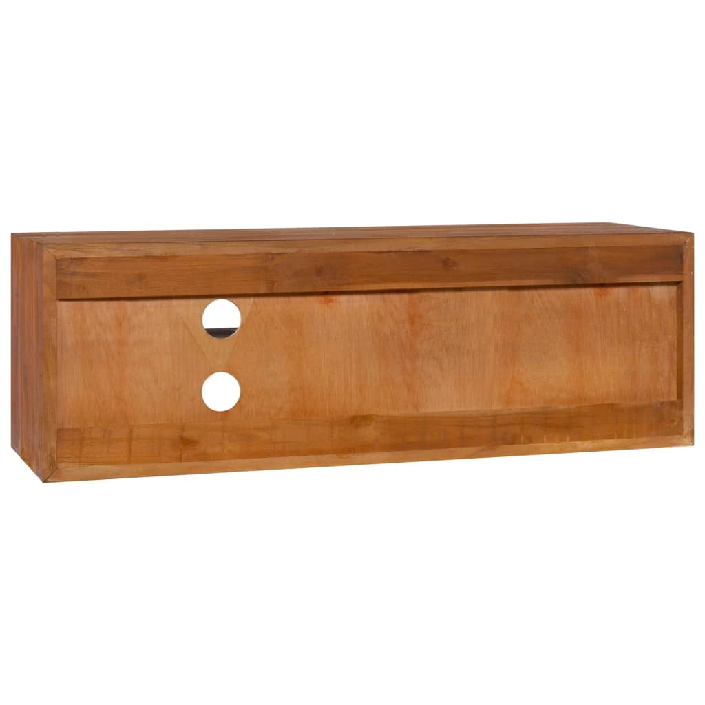 vidaXL Wall-mounted TV Cabinet 180x30x30 cm Solid Teak Wood