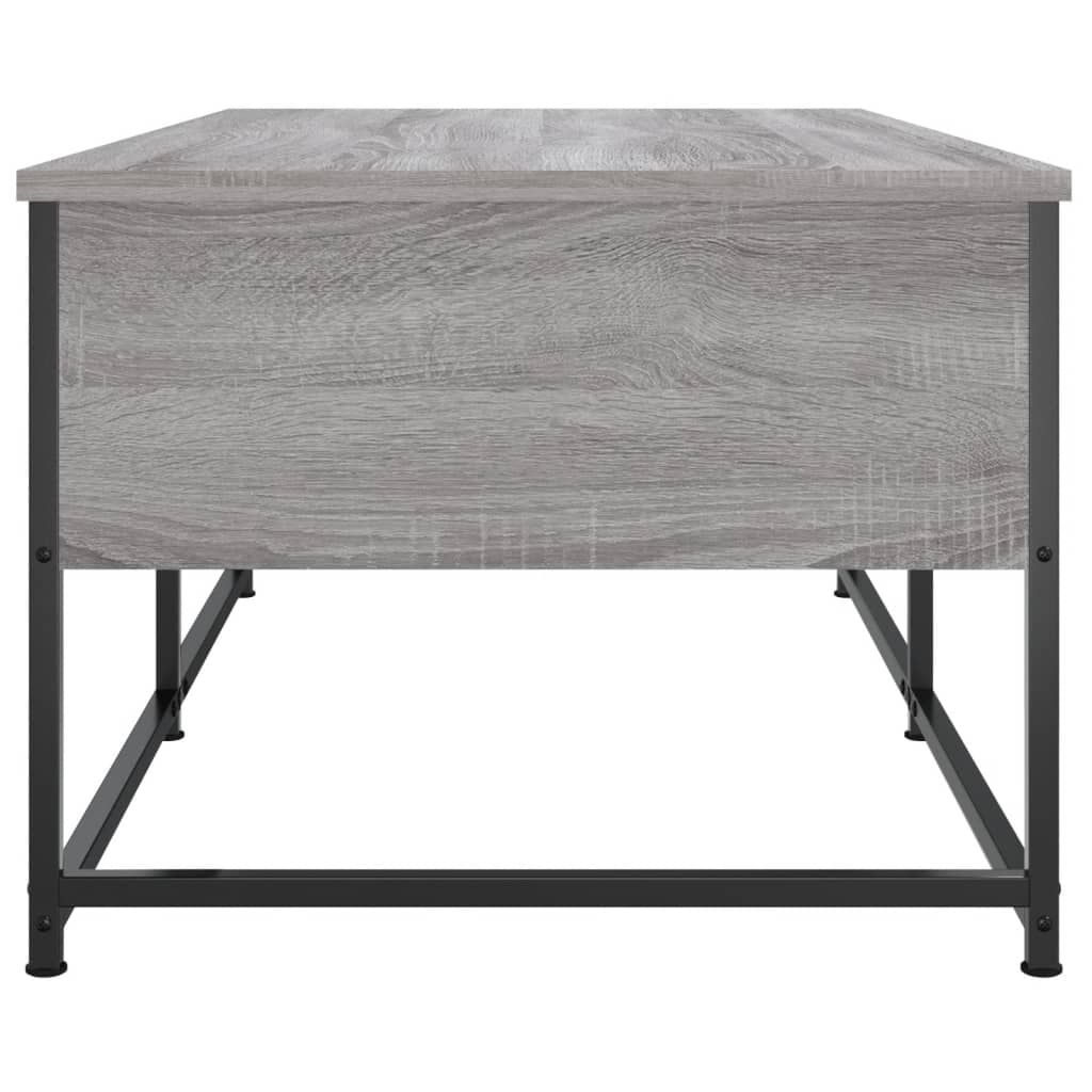 vidaXL Coffee Table Grey Sonoma 100x51x40 cm Engineered Wood