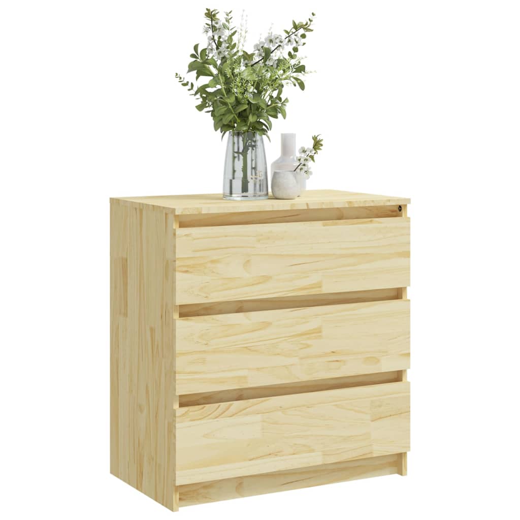 vidaXL Bedside Cabinets 2 pcs 60x36x64 cm Solid Pinewood