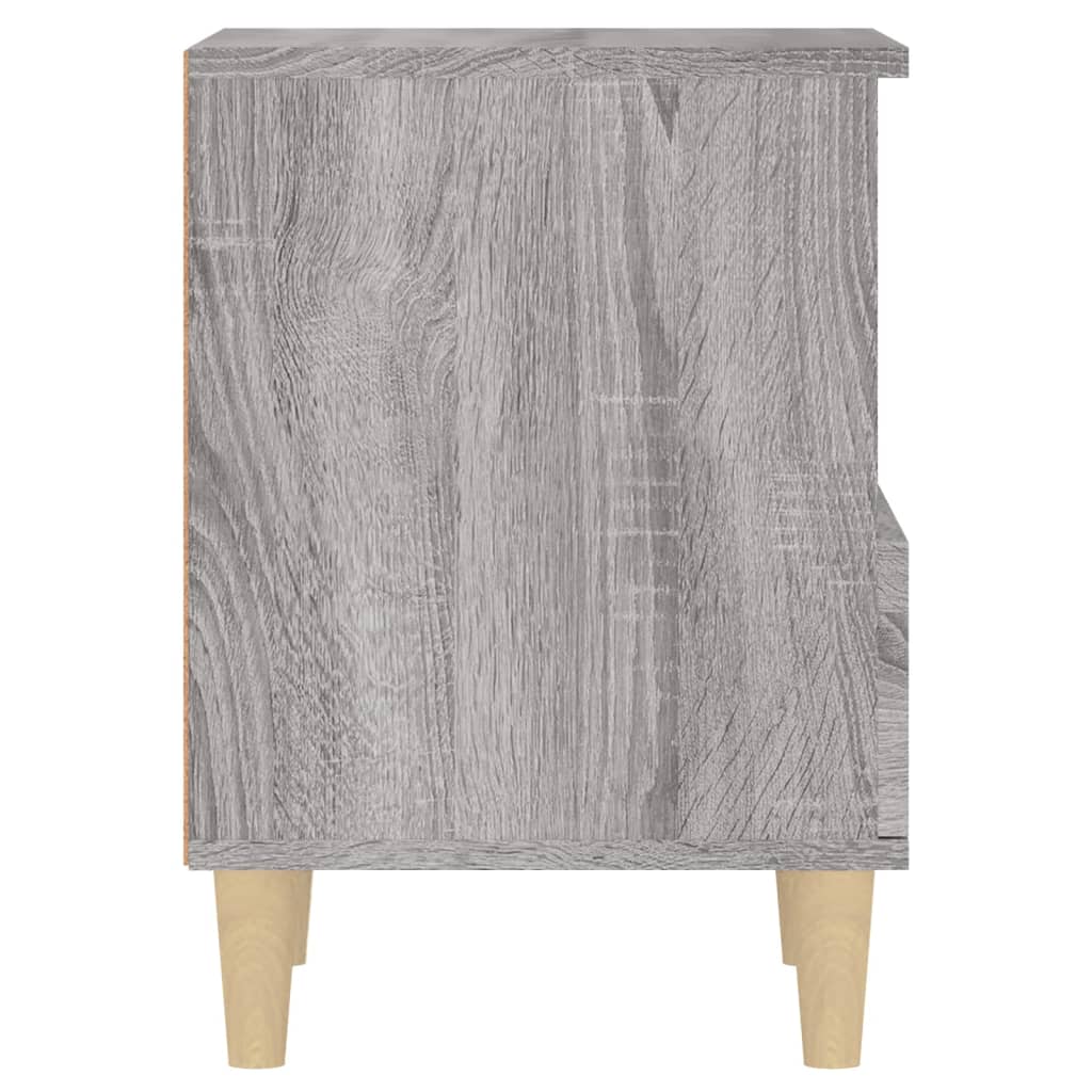 vidaXL Bedside Cabinet Grey Sonoma 40x35x50 cm