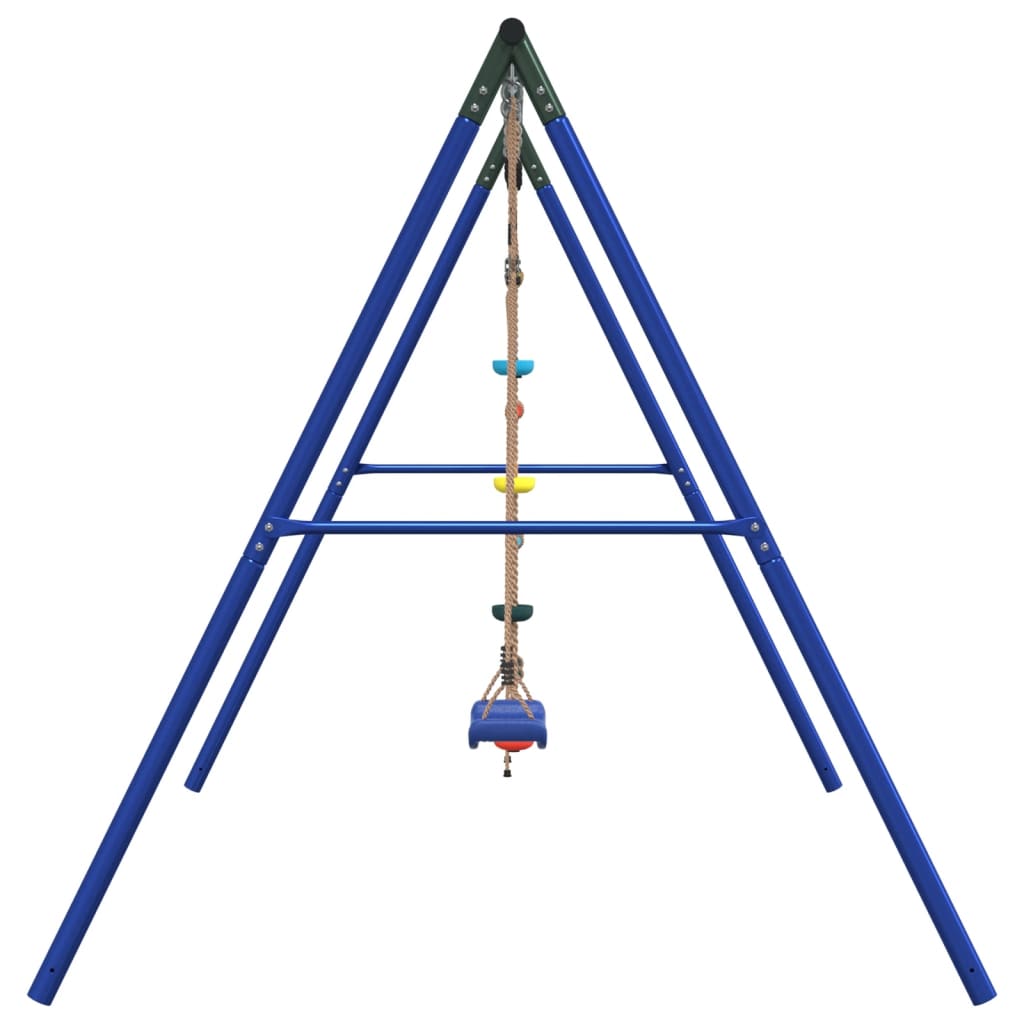 vidaXL Outdoor Swing Set with Swing, Ladder, Disc Swing