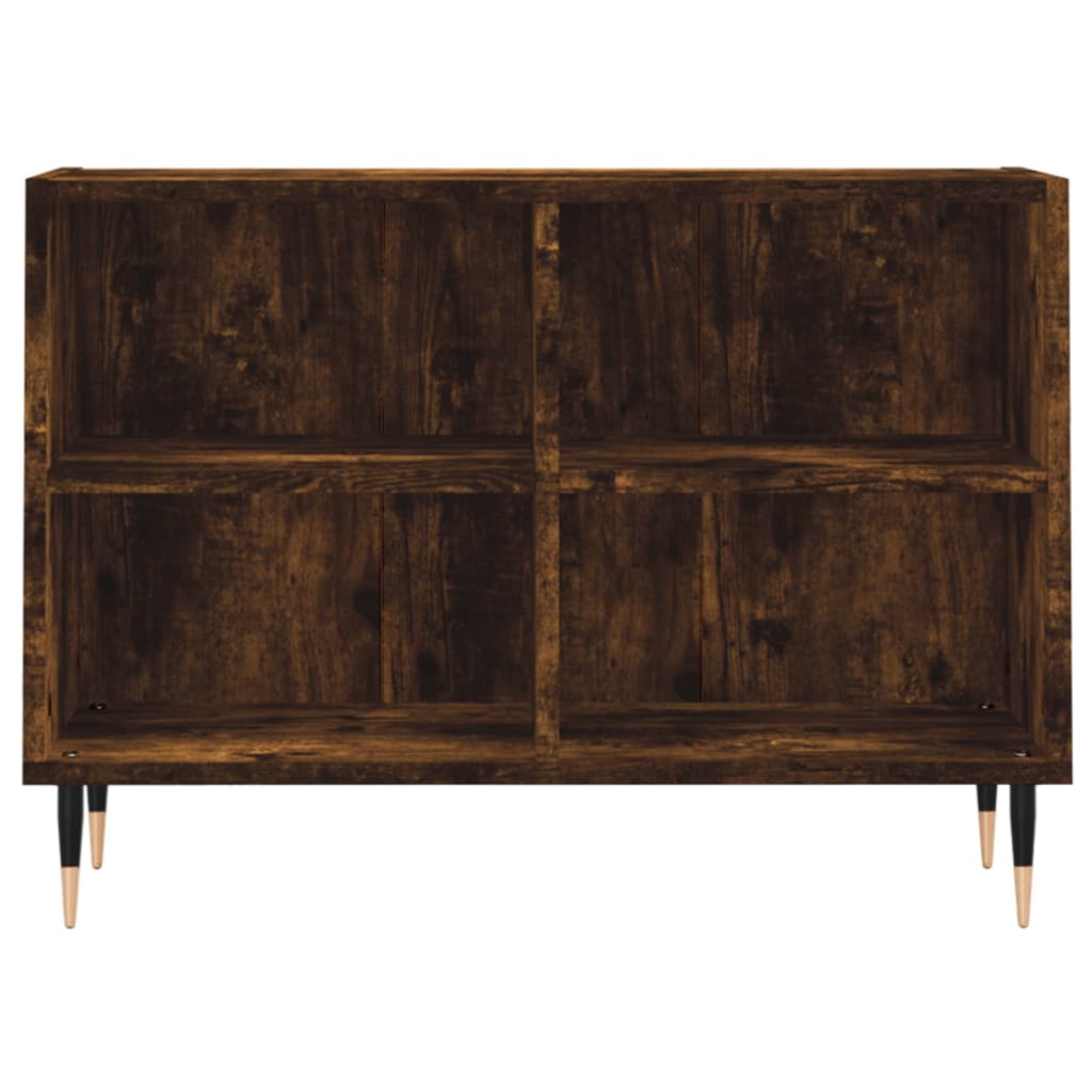 vidaXL TV Cabinet Smoked Oak 69.5x30x50 cm Engineered Wood