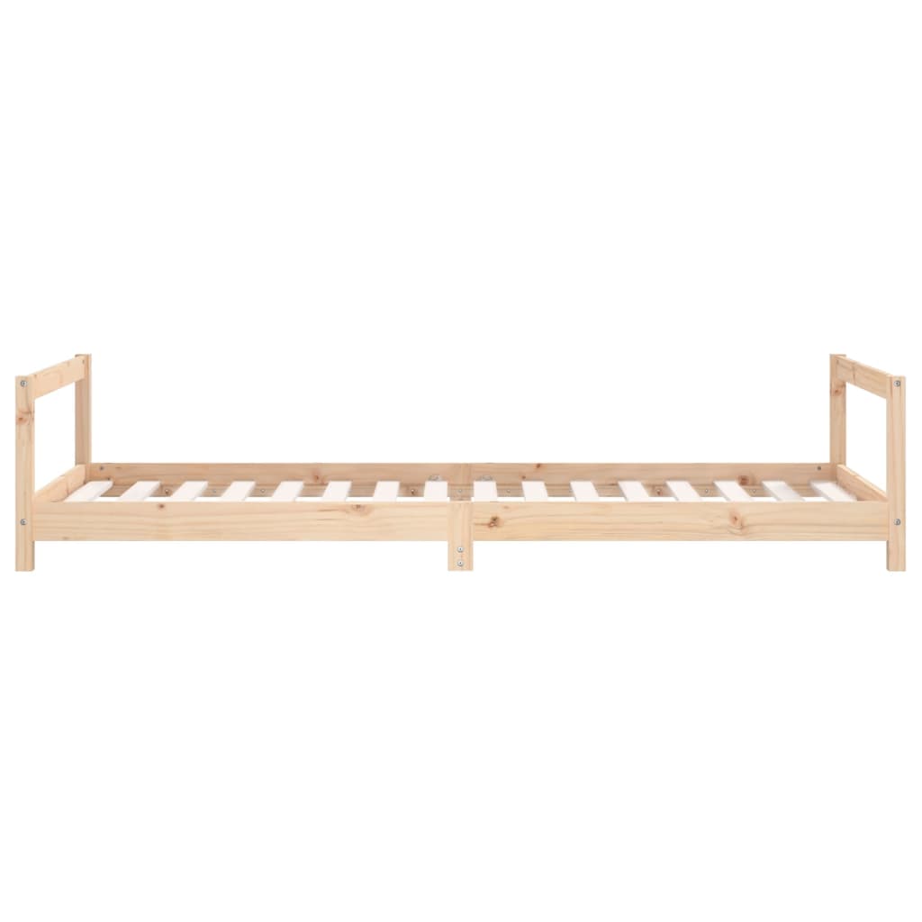 vidaXL Kids Bed Frame 90x200 cm Solid Wood Pine