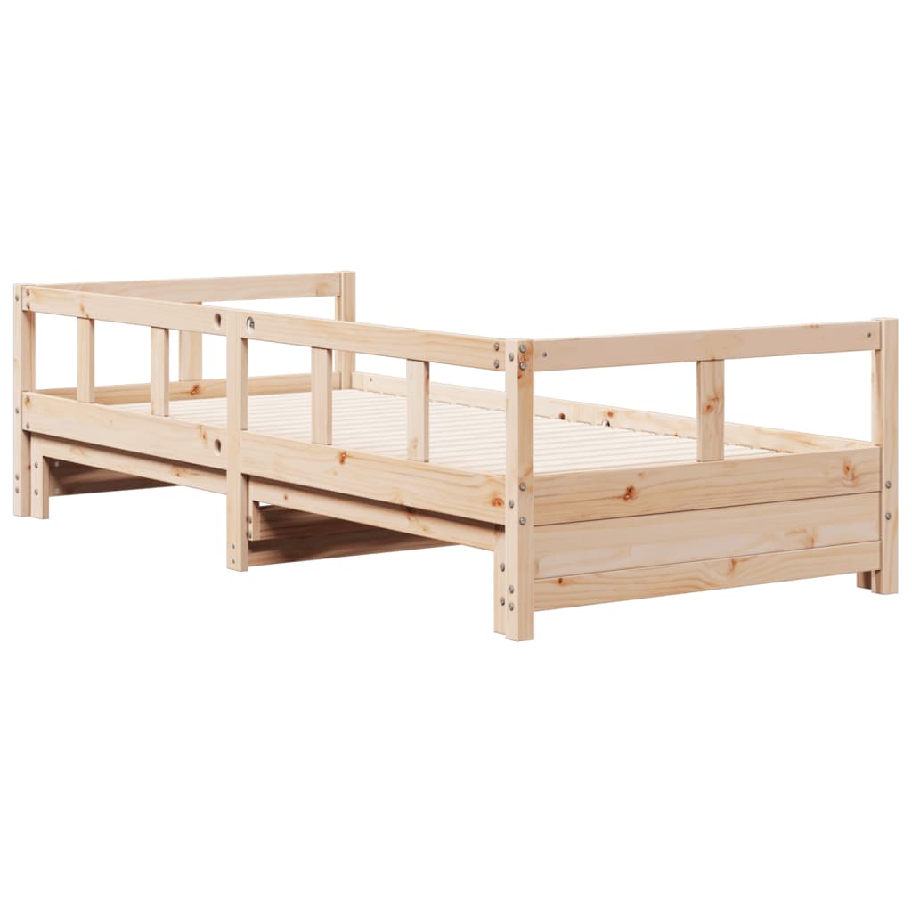 vidaXL Daybed without Mattress 80x200 cm Solid Wood Pine