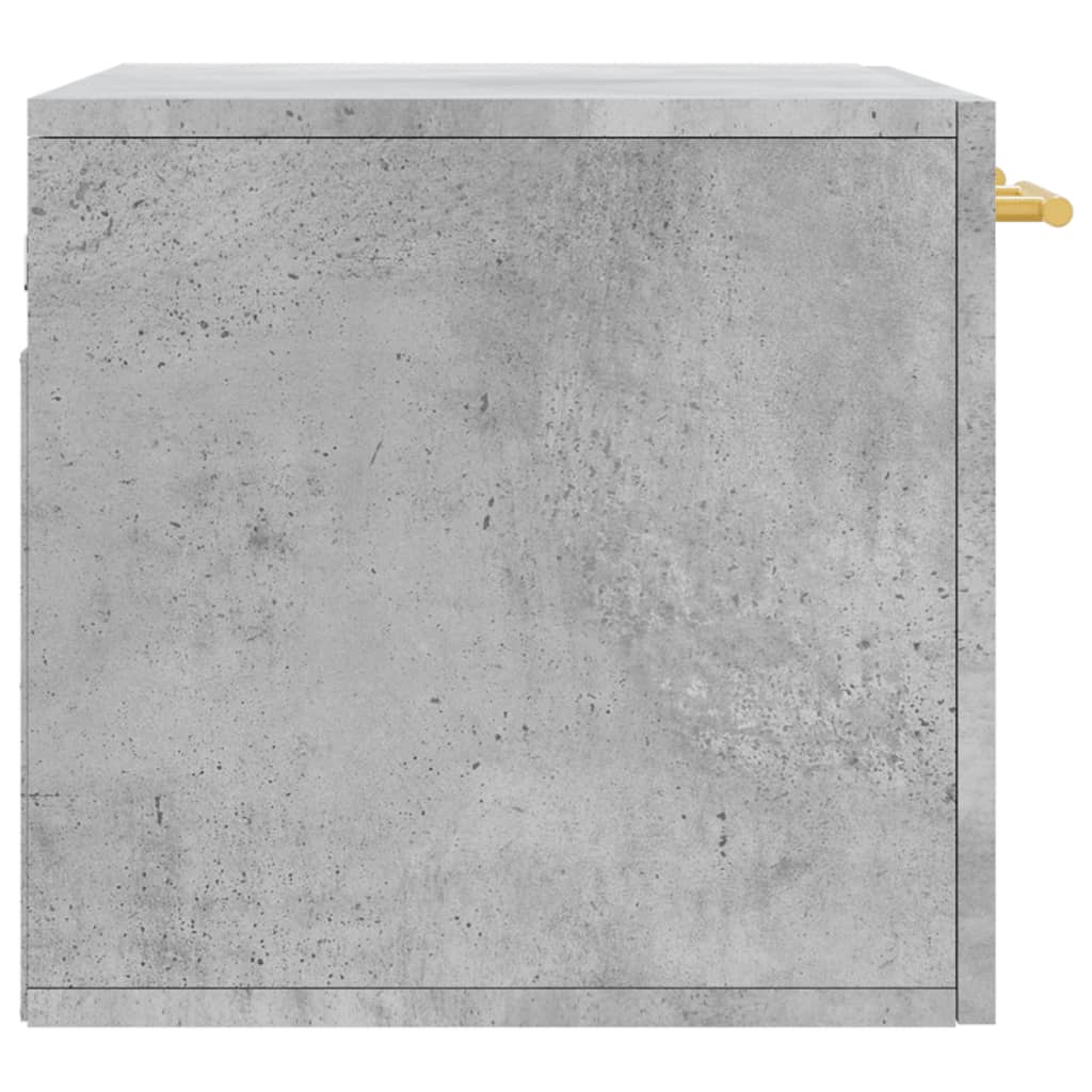 vidaXL Wall Cabinet Concrete Grey 60x36.5x35 cm Engineered Wood