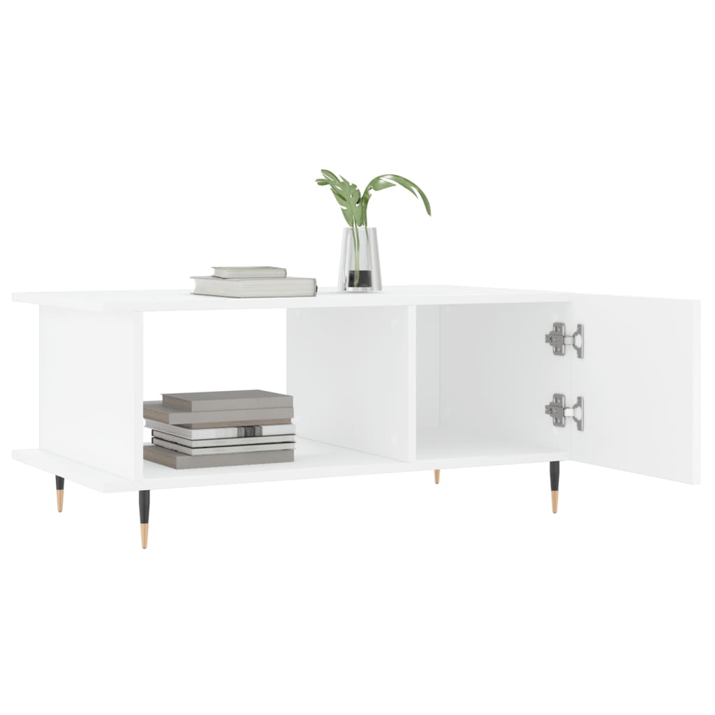 vidaXL Coffee Table White 90x50x40 cm Engineered Wood