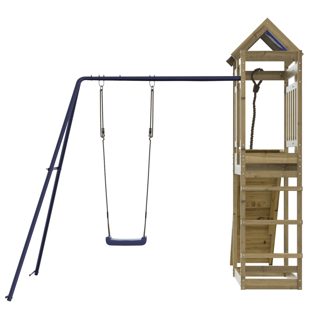 vidaXL Outdoor Playset Impregnated Wood Pine