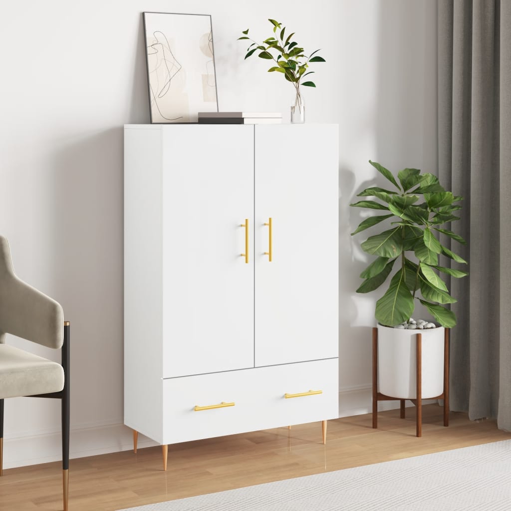 vidaXL Highboard White 69.5x31x115 cm Engineered Wood