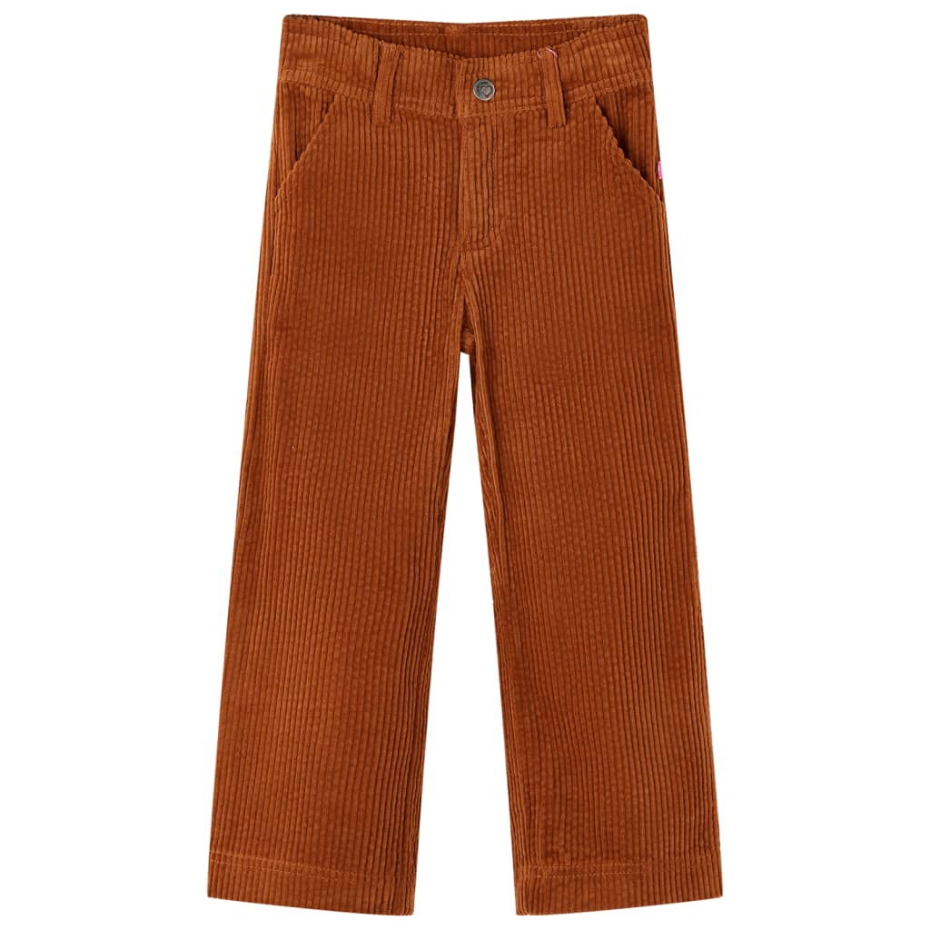 Kids' Pants Corduroy Cognac 128