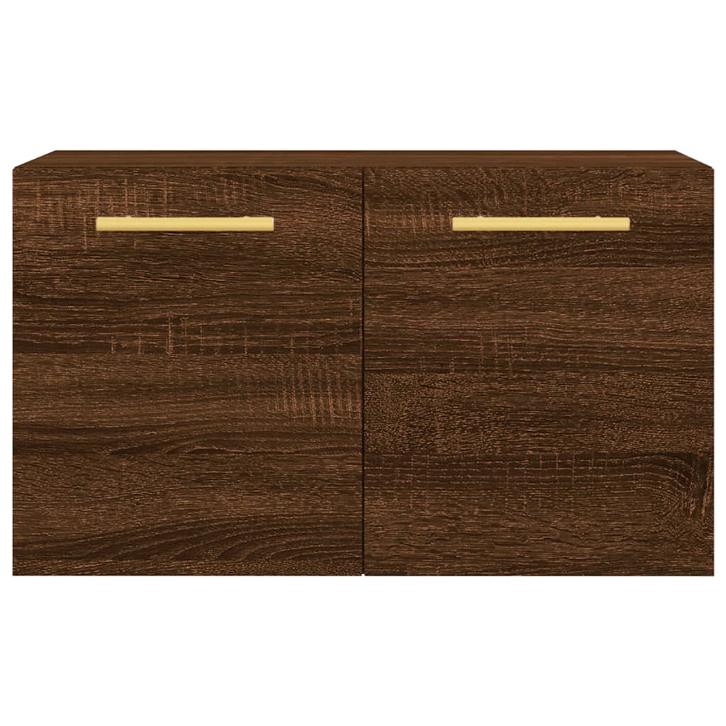 vidaXL Wall Cabinet Brown Oak 60x36.5x35 cm Engineered Wood