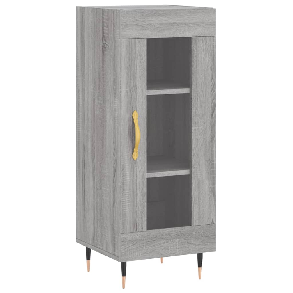 vidaXL Highboard Grey Sonoma 34.5x34x180 cm Engineered Wood