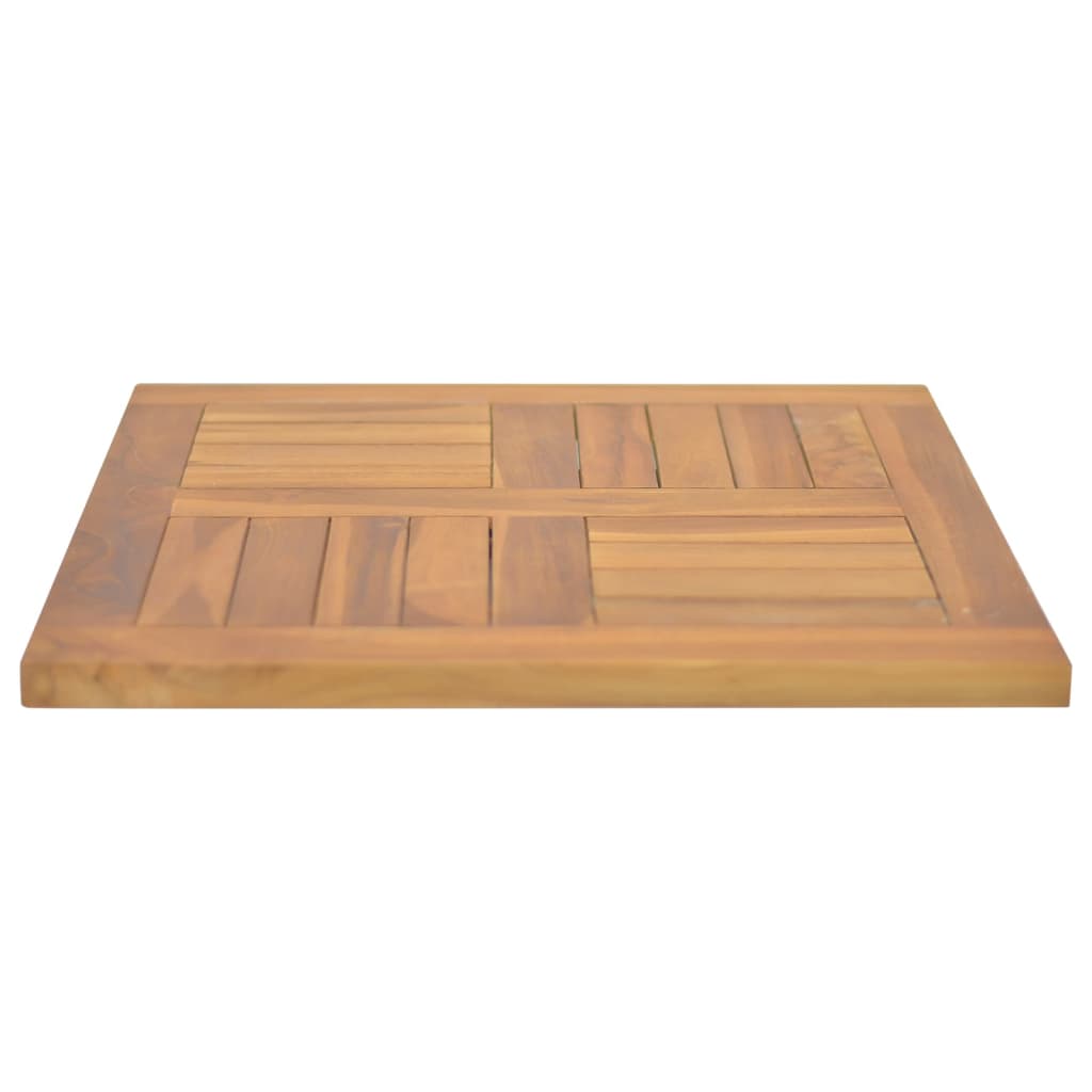 vidaXL Square Table Top 50x50x2.5 cm Solid Wood Teak