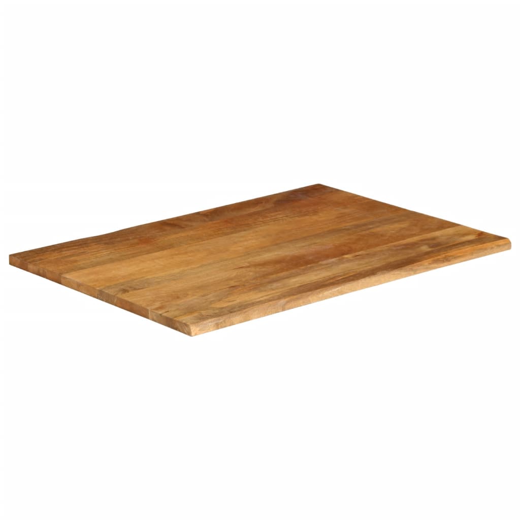 vidaXL Table Top Live Edge 90x80x3.8 cm Solid Wood Mango